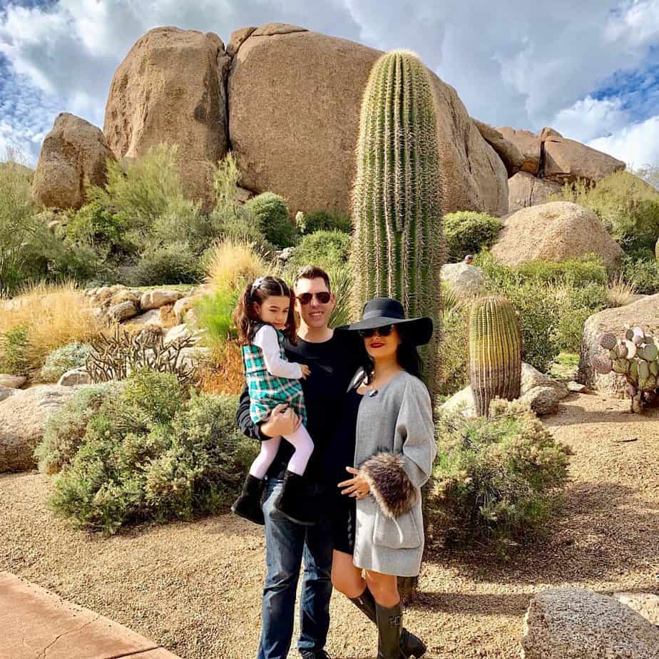 family photo in Arizona