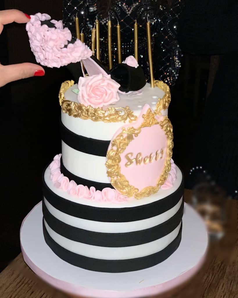 High heel shoe birthday cake 