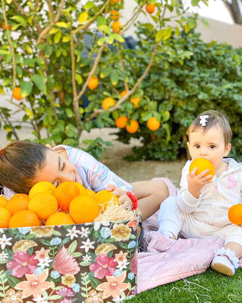 My kids love fruit picking