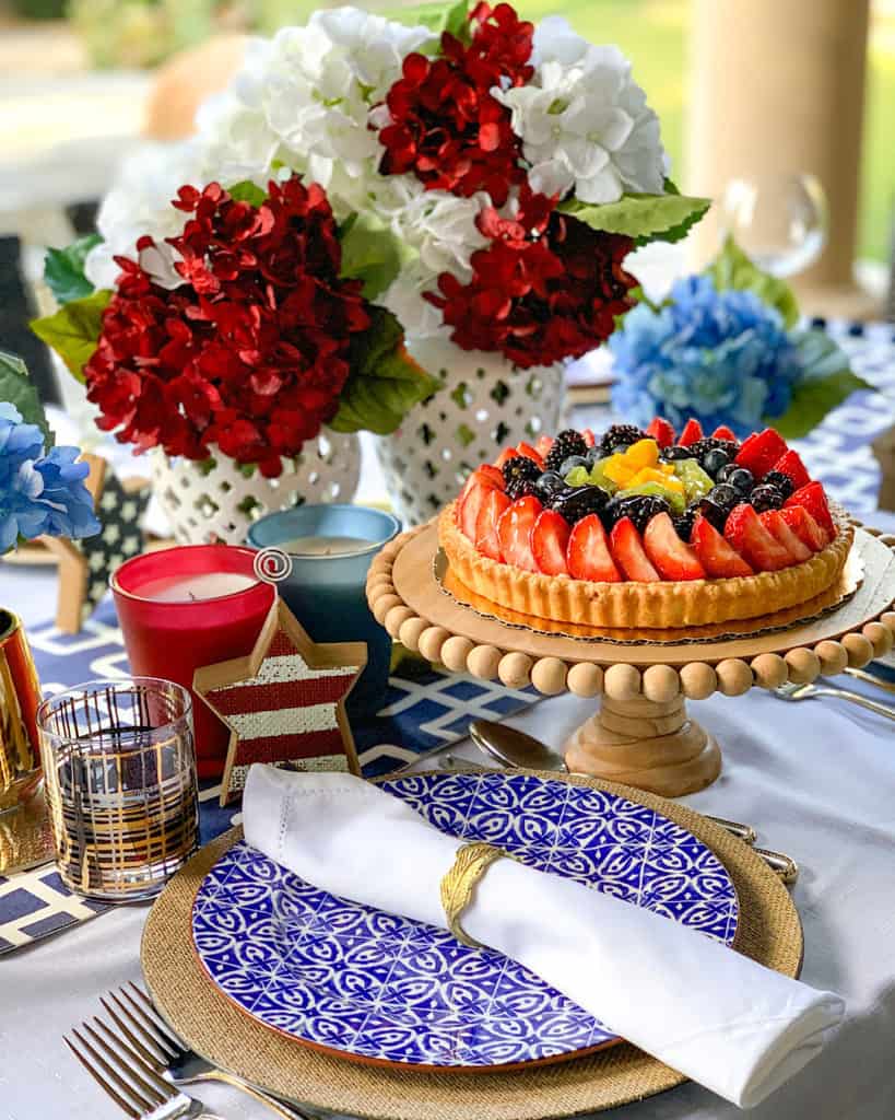 4th of July Table Decorations for your home party 