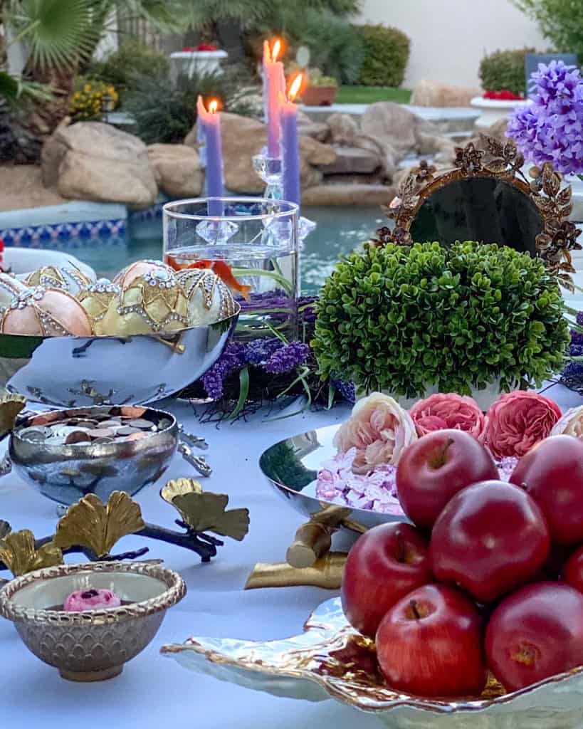 Nowruz table decorations