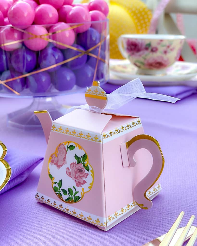 Kids tea party store favors