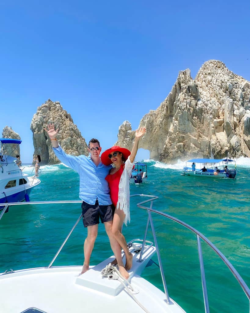 Me and Matt on the boat to Land's End