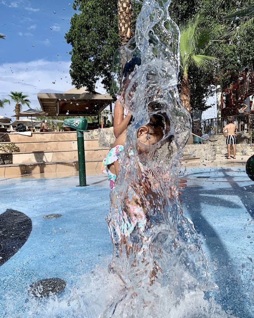 Kids enjoying the pool area at the Phoenician 