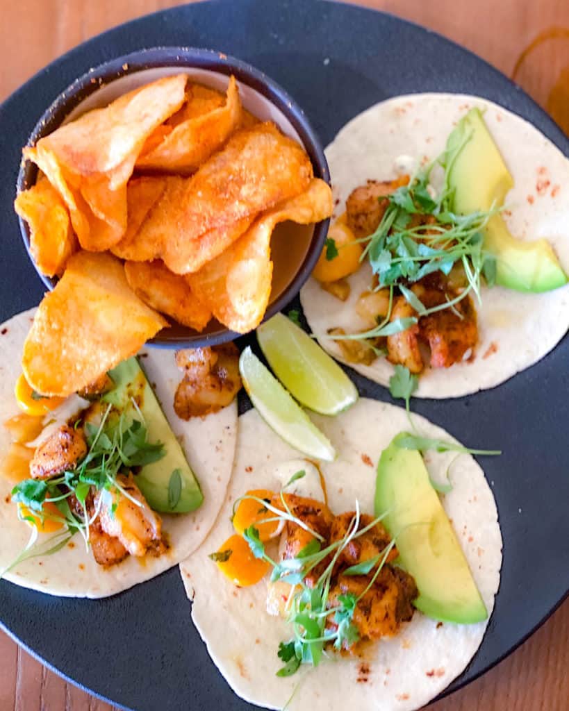 Blackened Shrimp Tacos at the Phoenician