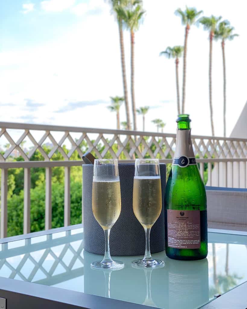 Champagne served at The Phoenician