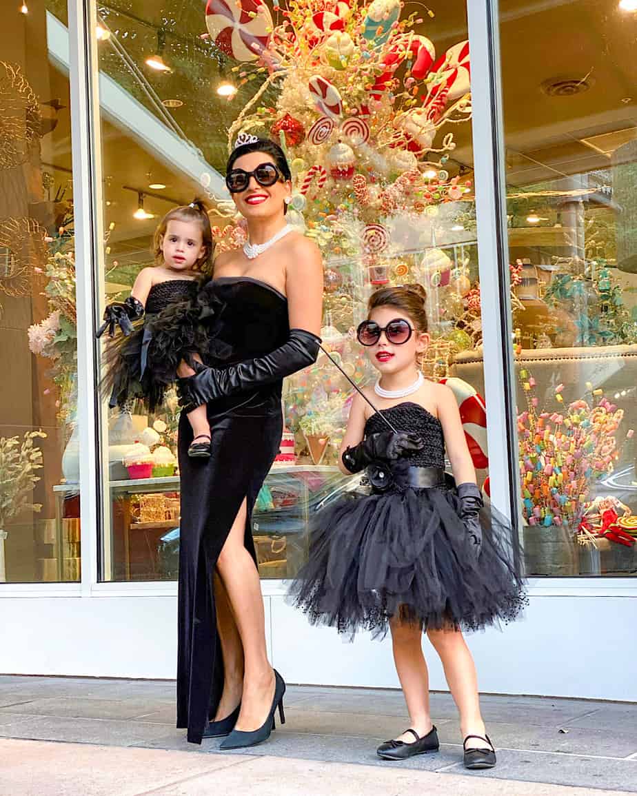 “Mommy and Me” Iconic Audrey Hepburn Halloween Costumes