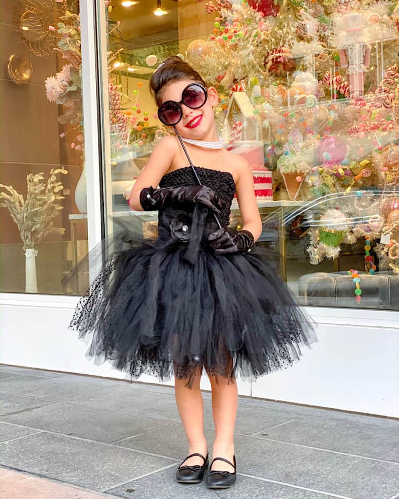 Audrey hepburn 2024 kids costume