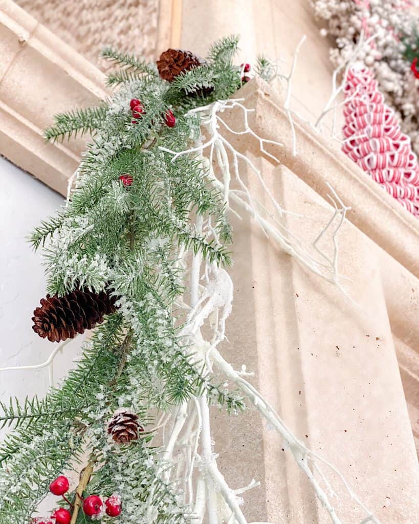 Green foliage as Christmas decoration