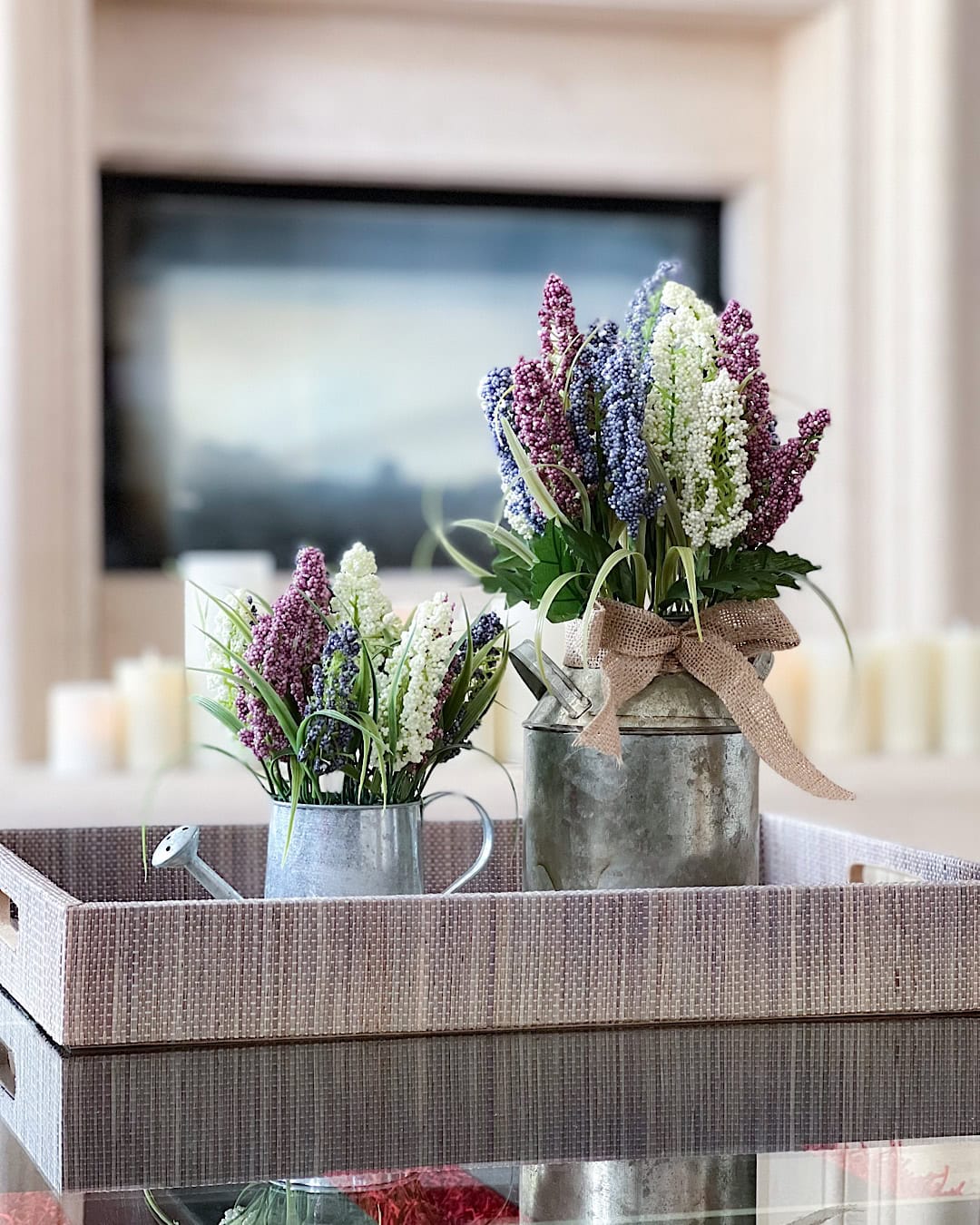 metal flower bucket