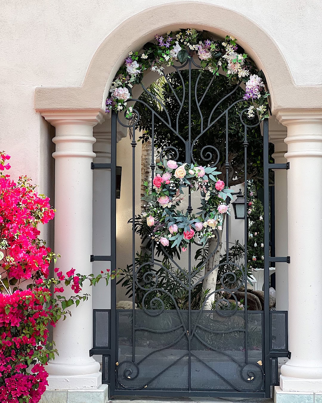 Easter porch décor outdoor