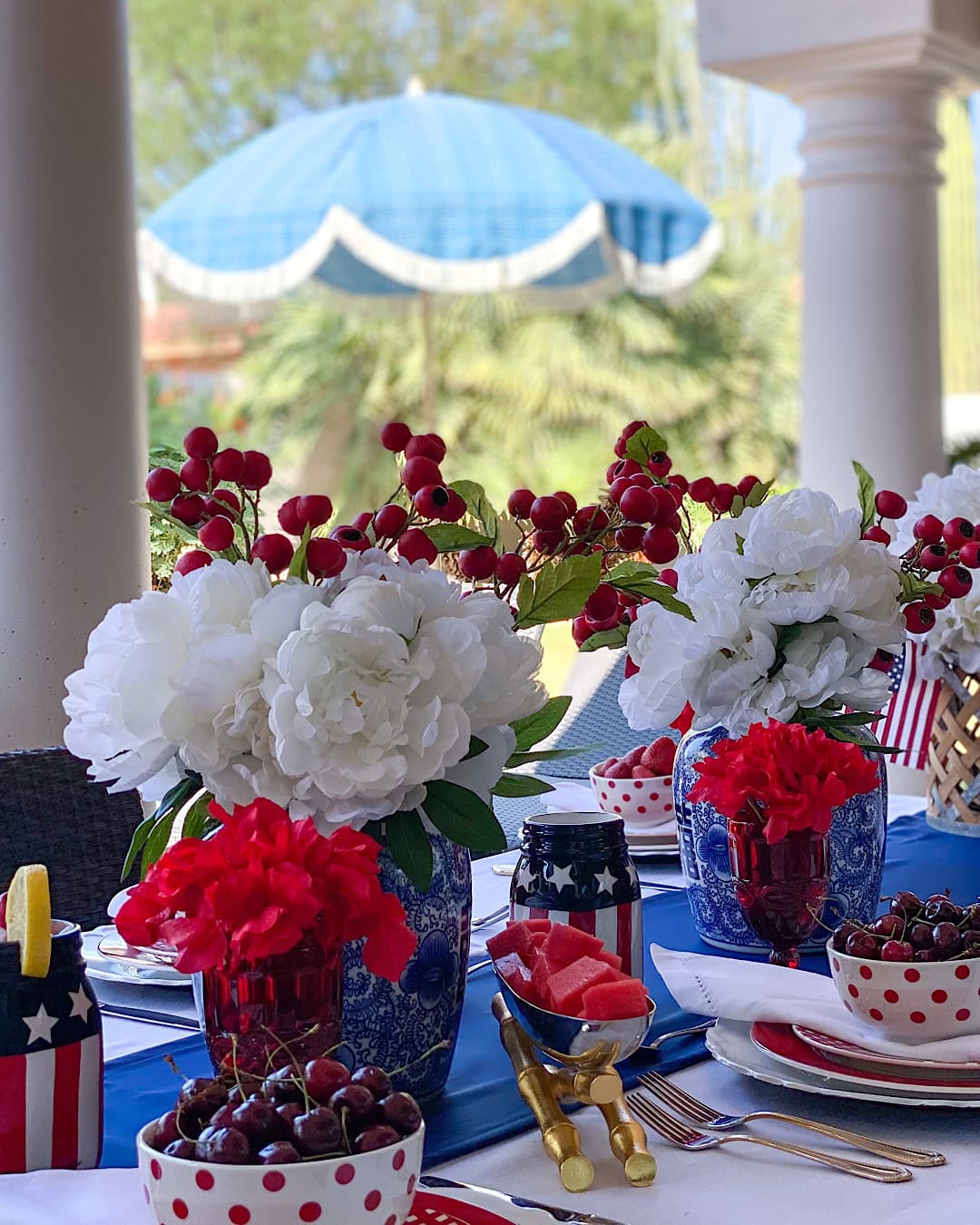 Stunning Red, White, and Blue Table Decorations for Every Occasion