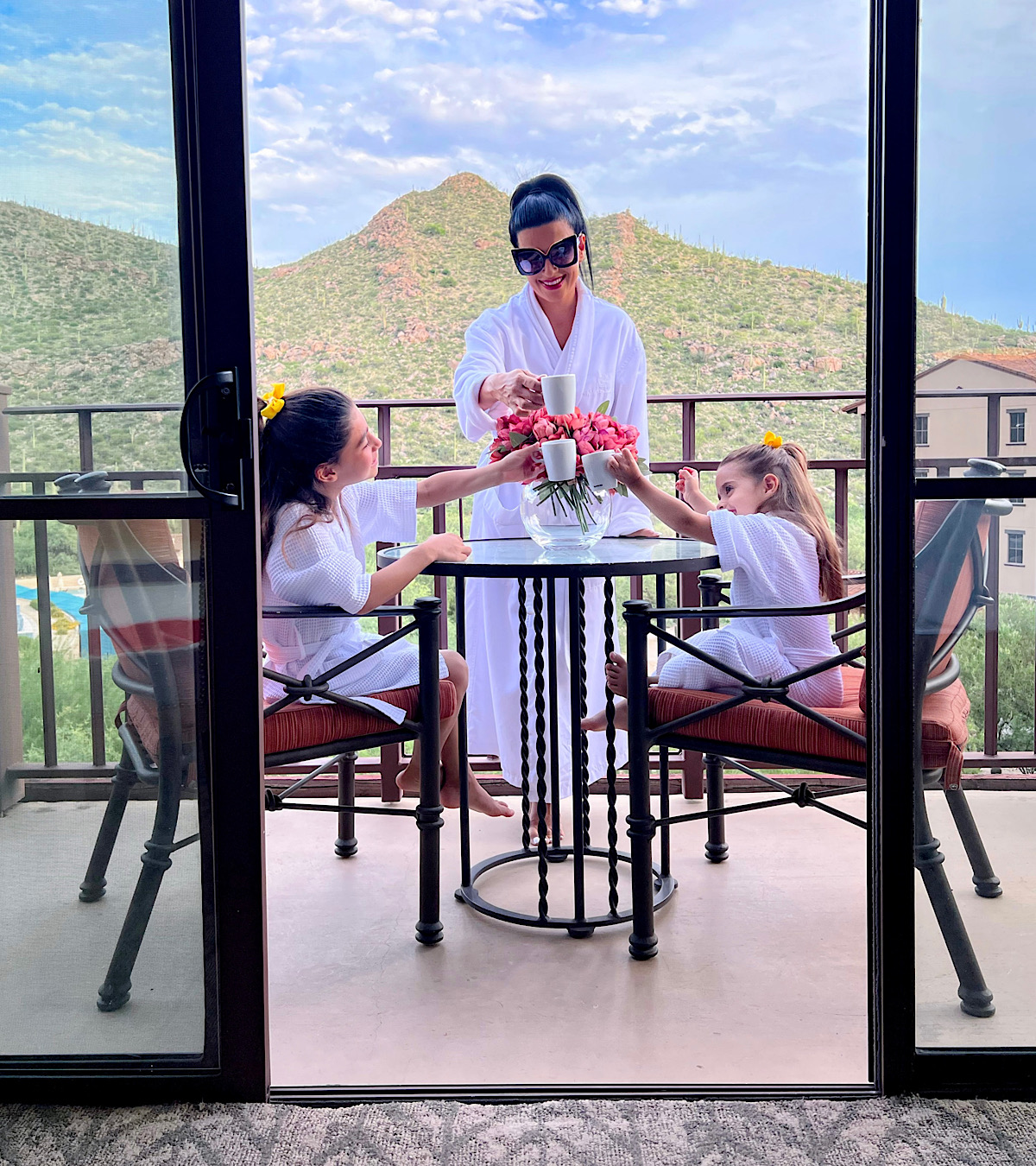 Enjoying some family time at the Ritz Carlton Dove Mountain Golf Resort