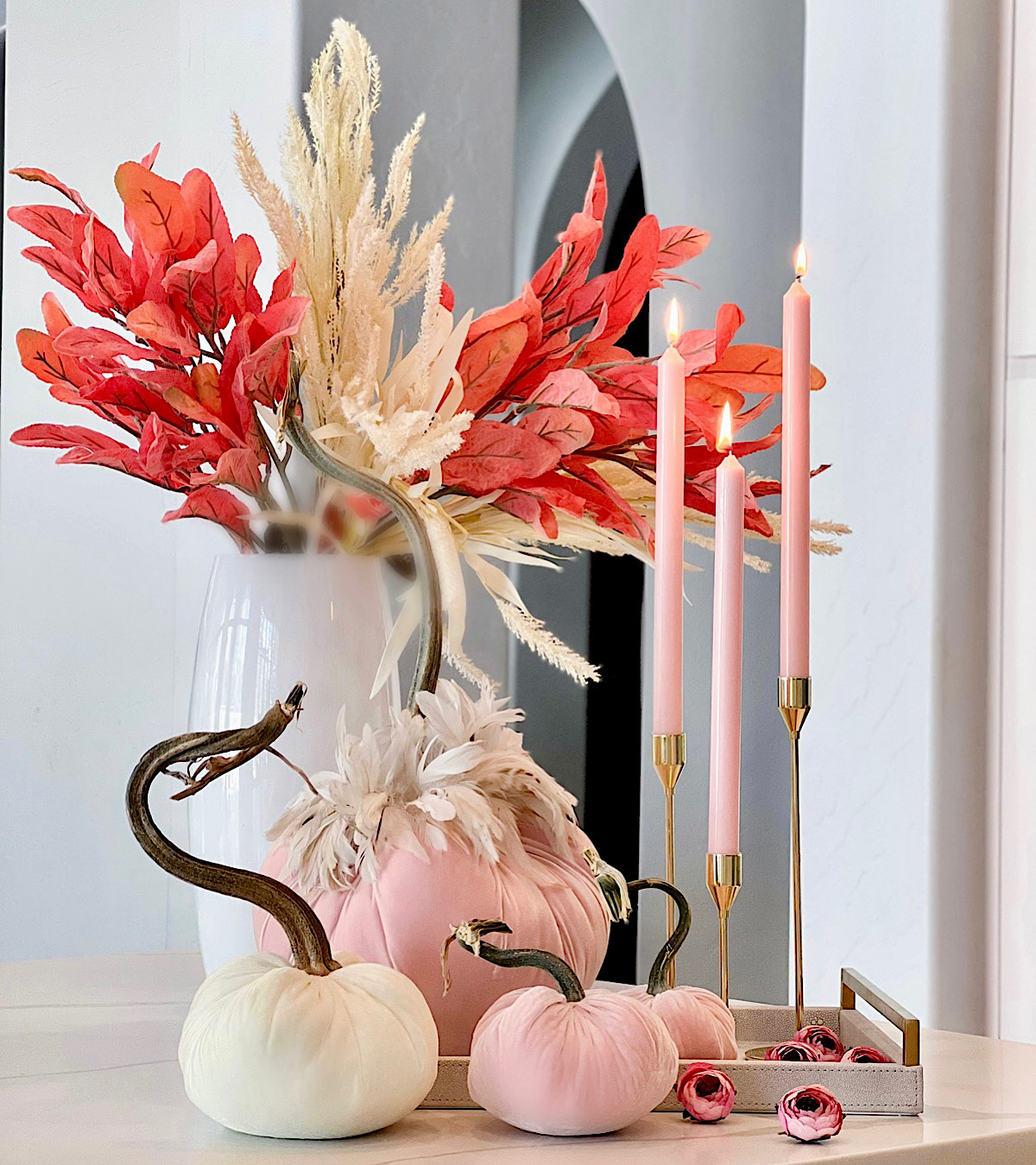 How to Decorate Your Home in Pink for a Romantic Fall Look