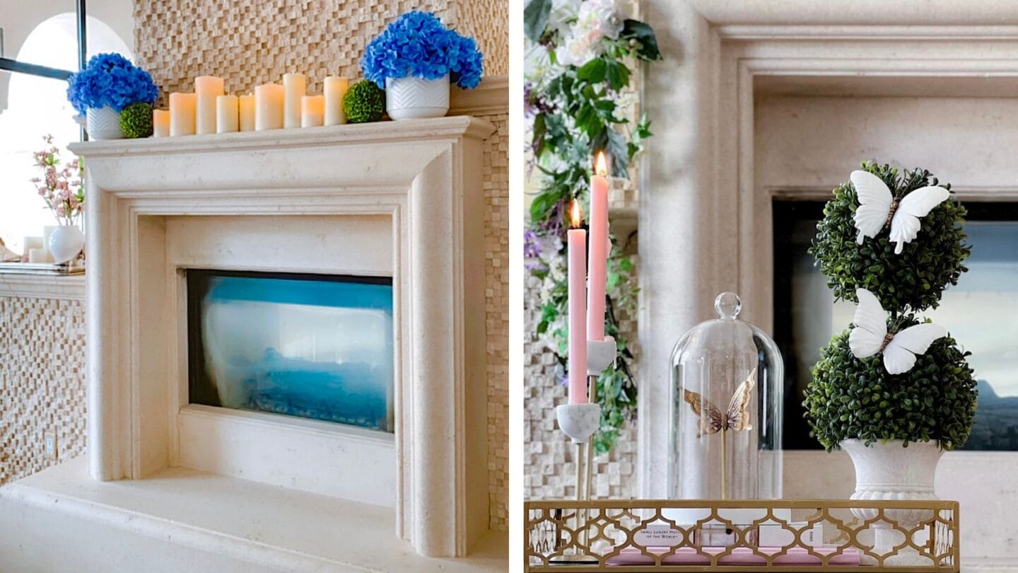 Spring-Fireplace-Decor-Ideas