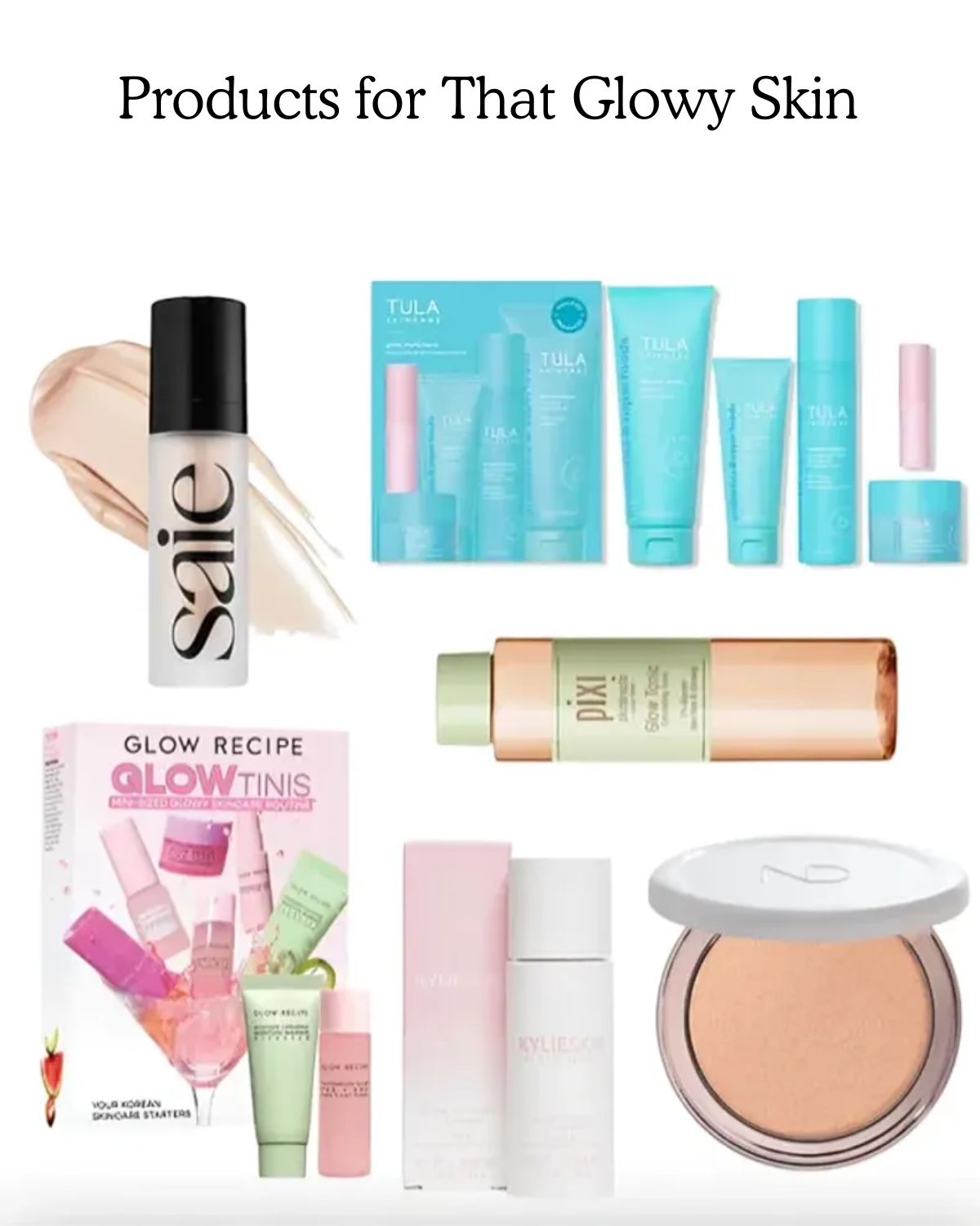glowy skin products