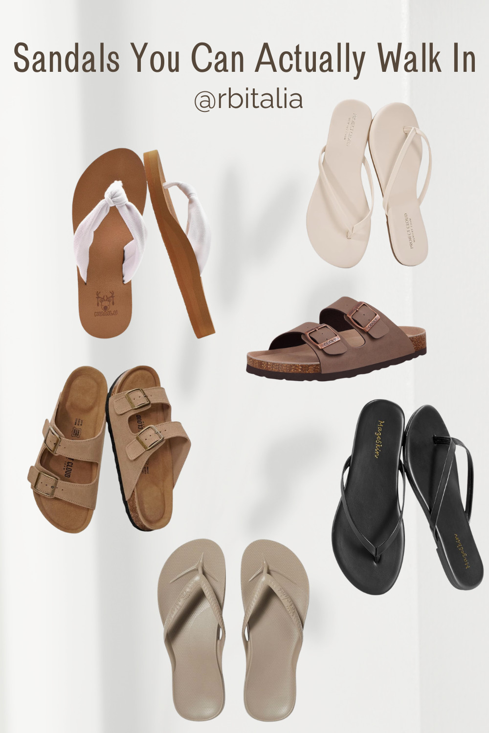 comfortable summer sandals