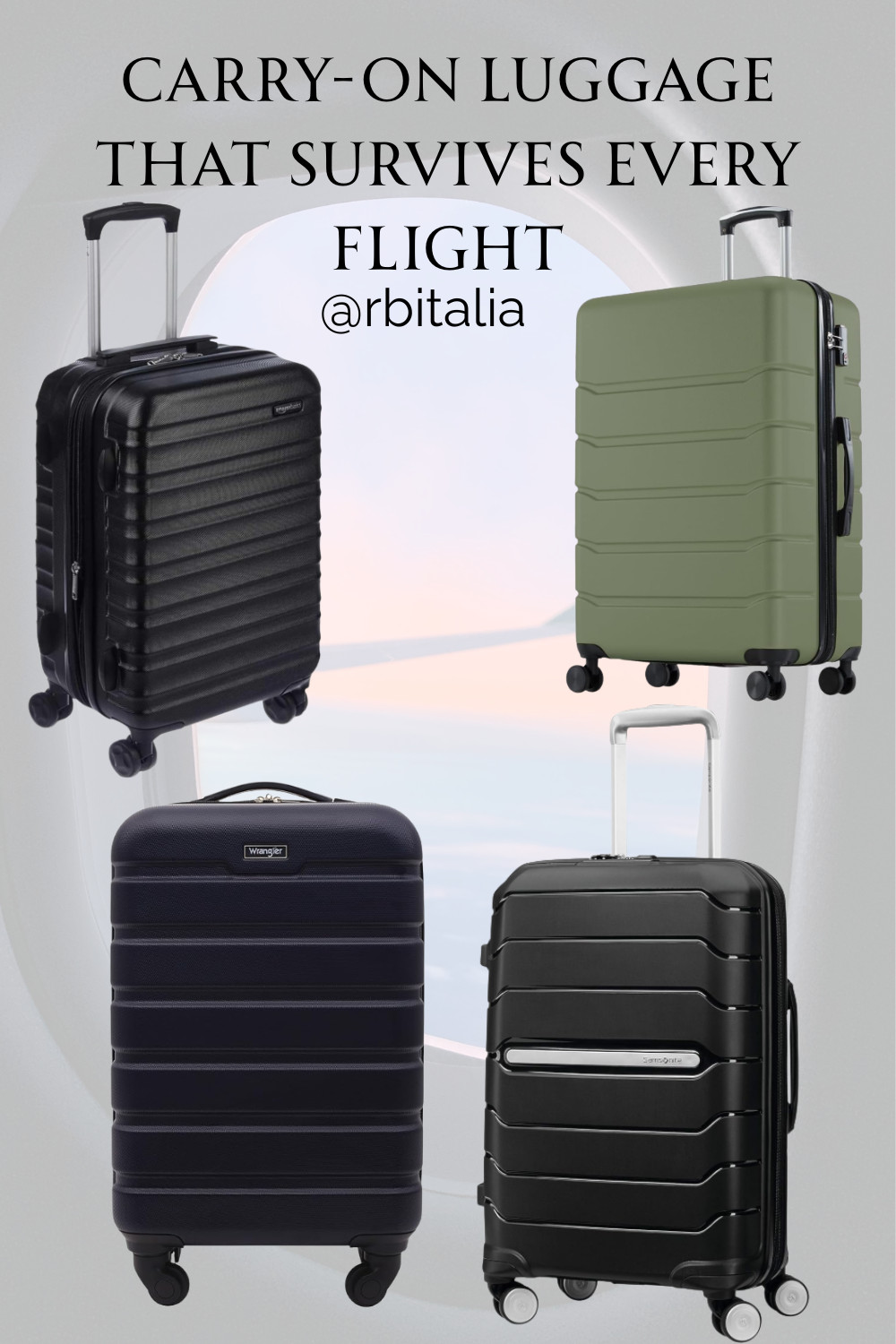 hardside carry on luggage