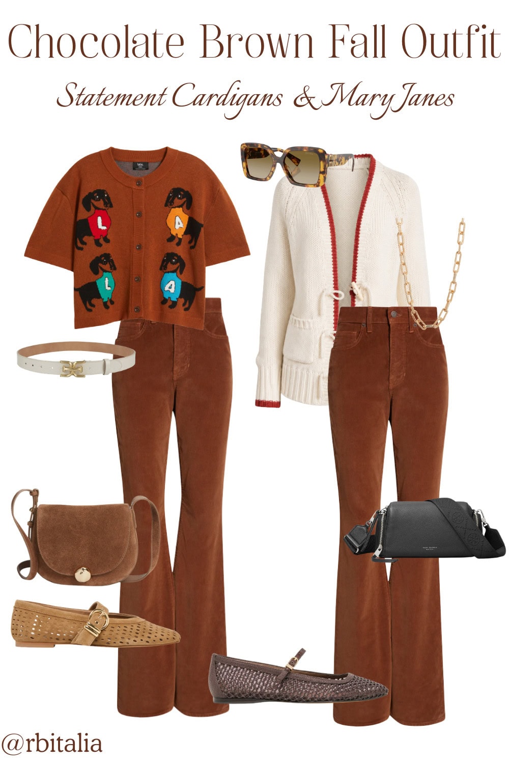 chocolate brown fall outfit
