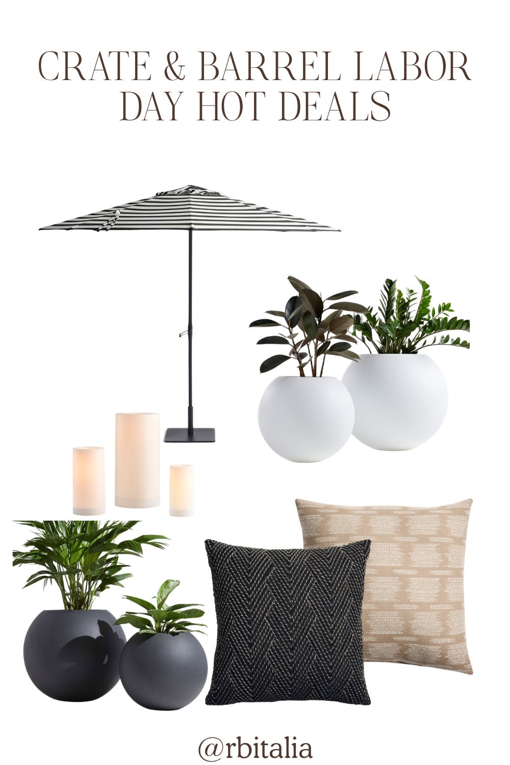 crate and barrel labor day deals
