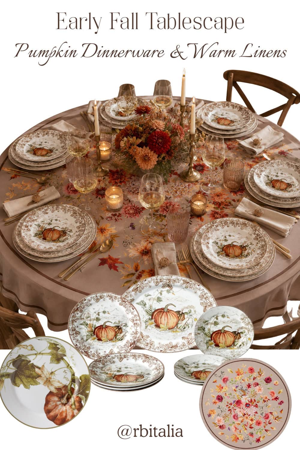 early fall tablescape ideas