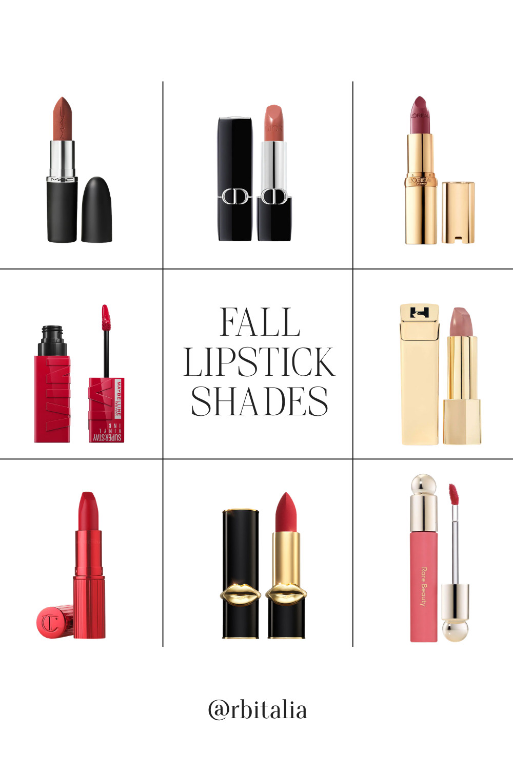 fall lipstick shades
