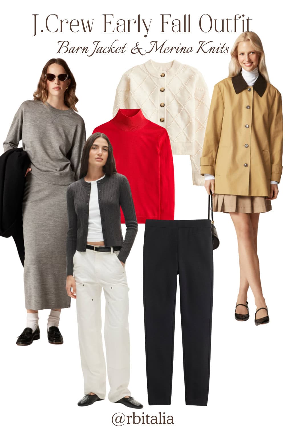 j crew early fall outfit