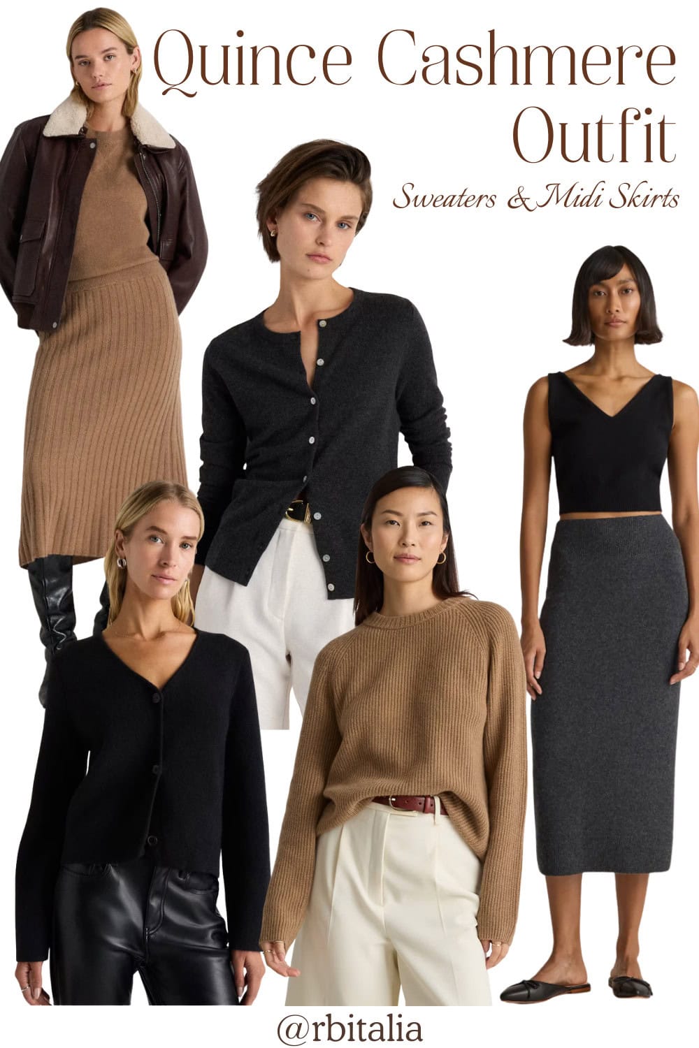 quince cashmere outfit