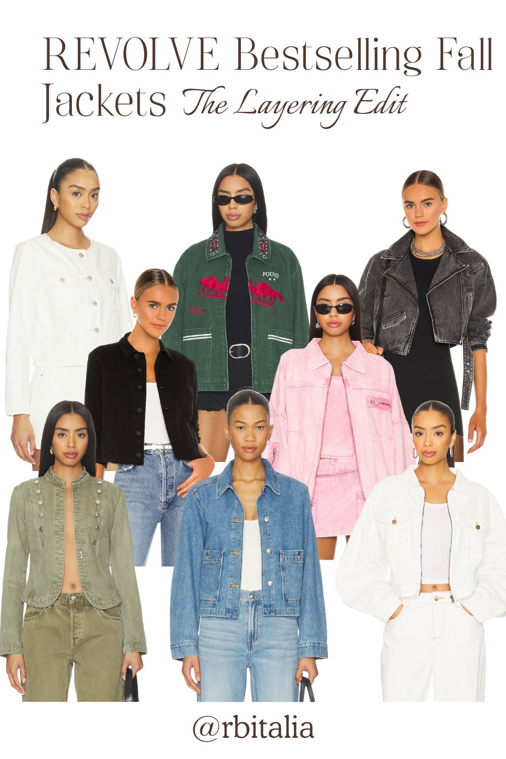 revolve bestselling fall jackets