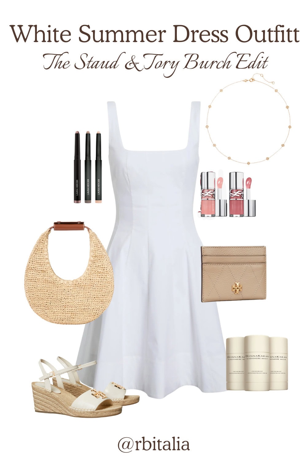white summer dress outfit