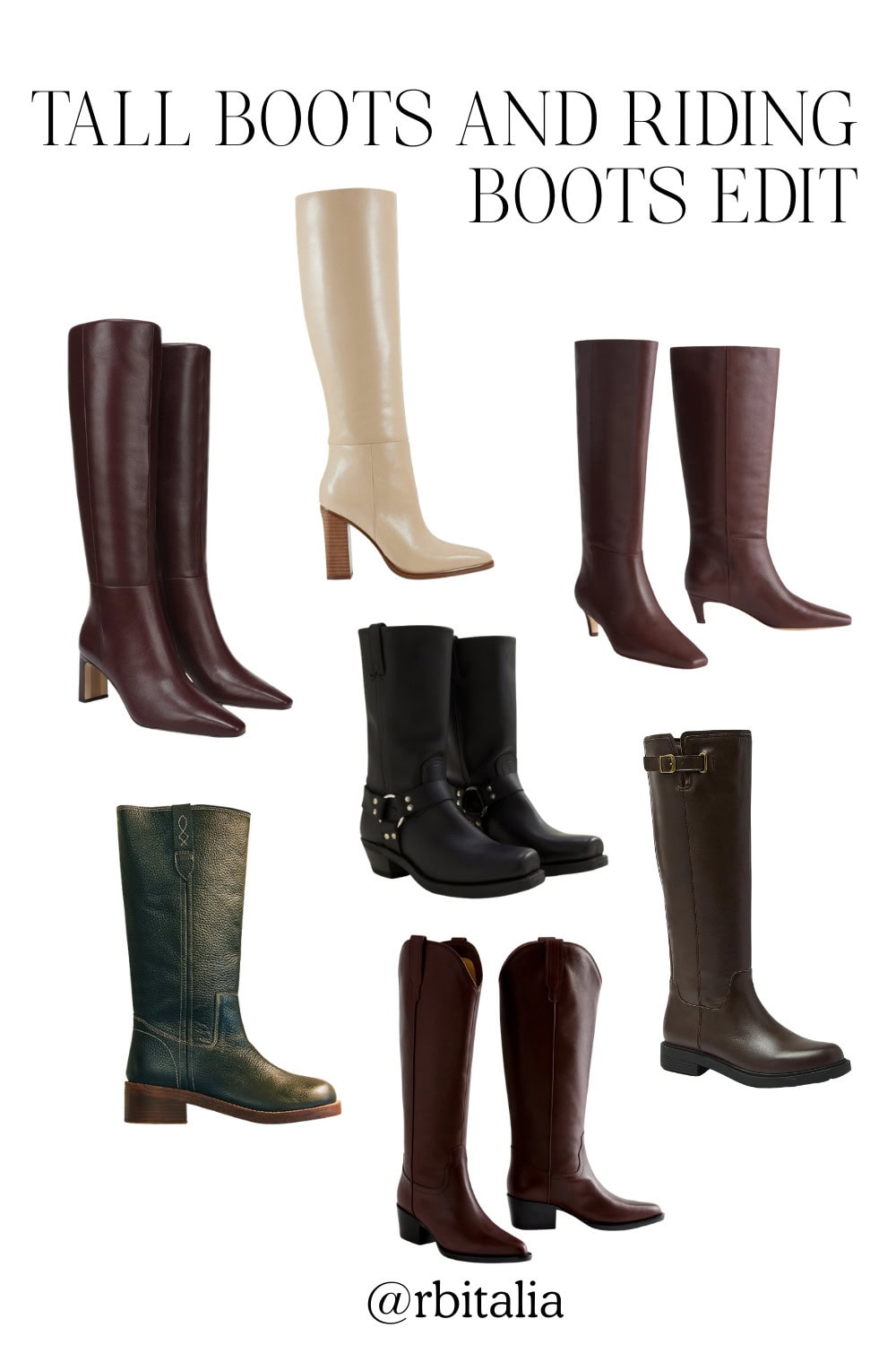 tall boots and riding boots
