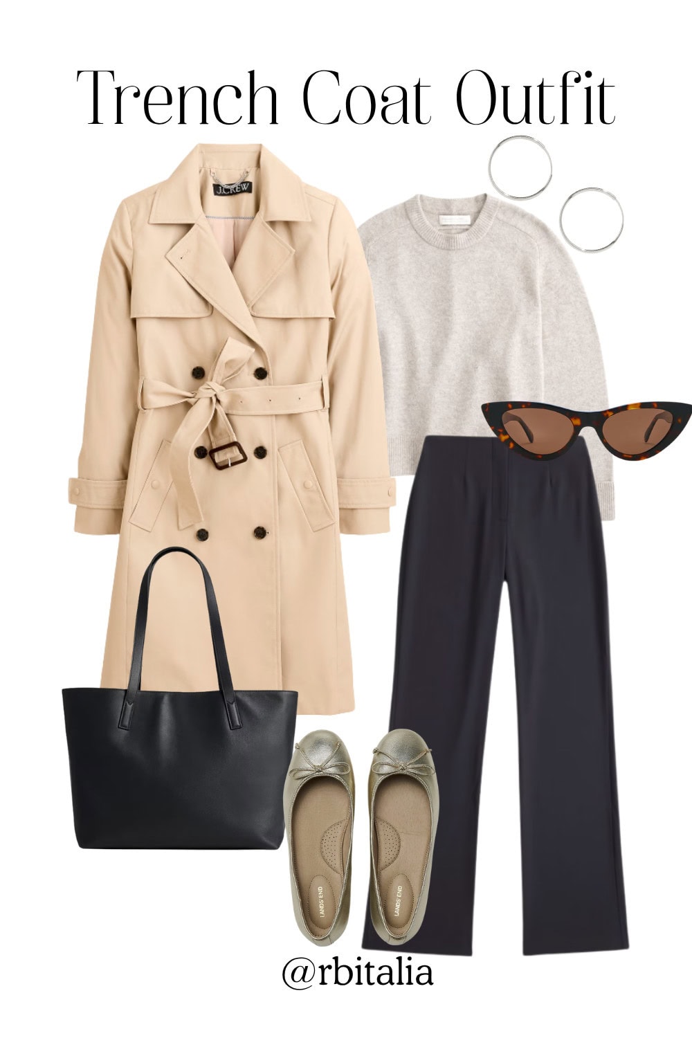 trench coat outfit