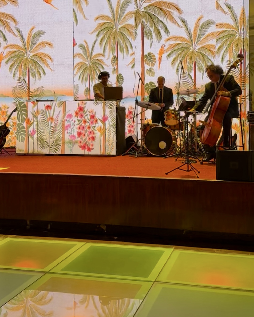 Live band at the Copacabana Palace party