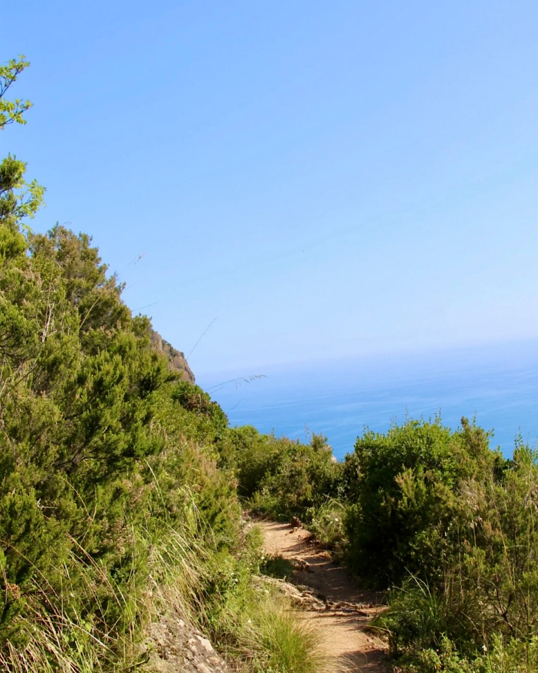 portofino natural park hike