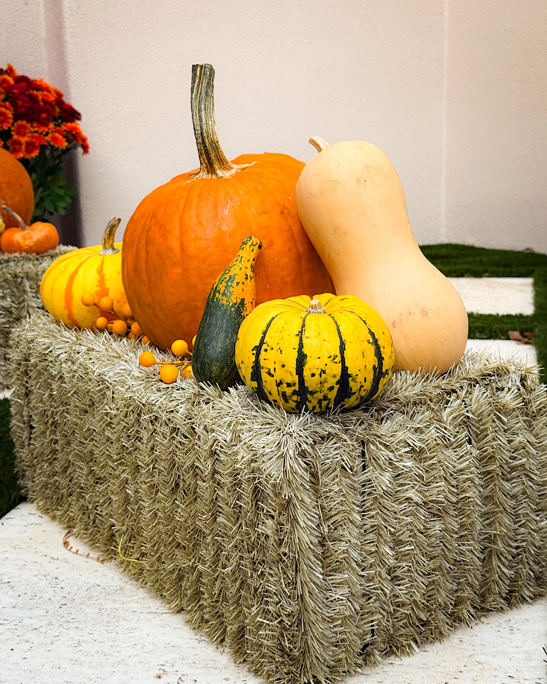 pumpkin display