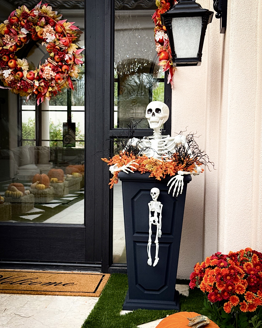 skeleton planter